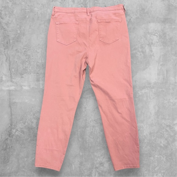 Buffalo David Bitton Womens 16 High-Rise Soft Stretch Ankle Skinny Pants Pink - Picture 7 of 8